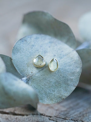 Borneo Diamond Earrings in Gold - Gardens of the Sun | Ethical Jewelry