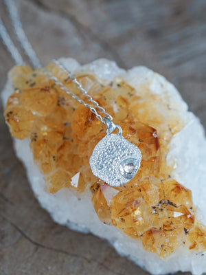 Borneo Diamond Necklace in Silver
