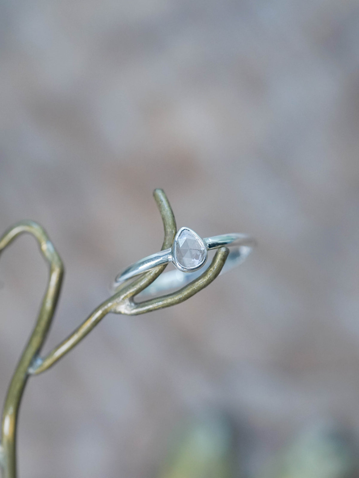 Borneo Diamond Slice Ring