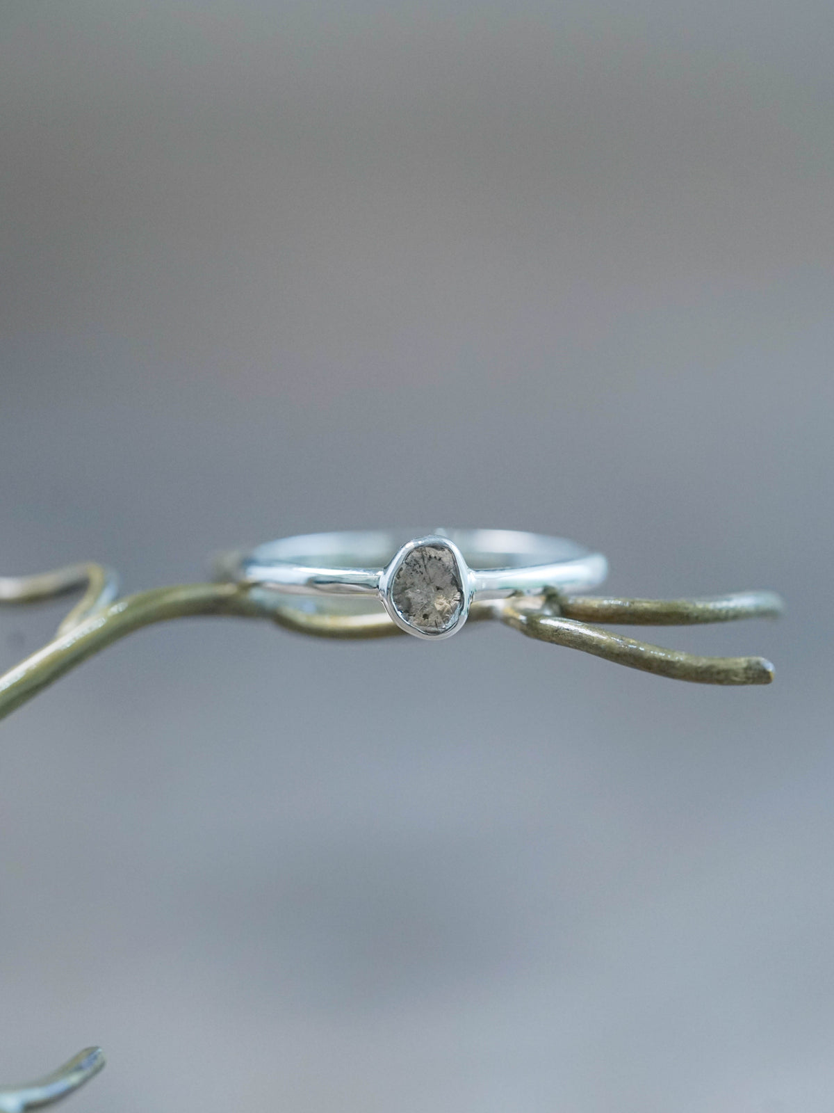 Borneo Diamond Slice Ring
