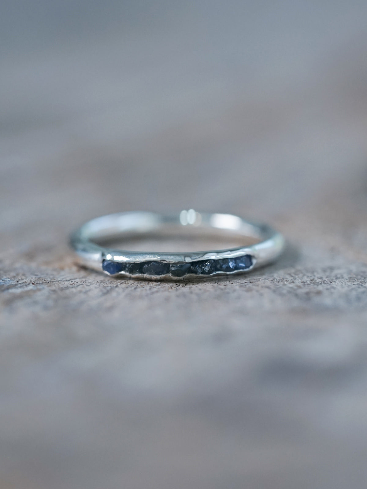 Borneo Sapphire Ring with Hidden Gems - Gardens of the Sun | Ethical Jewelry