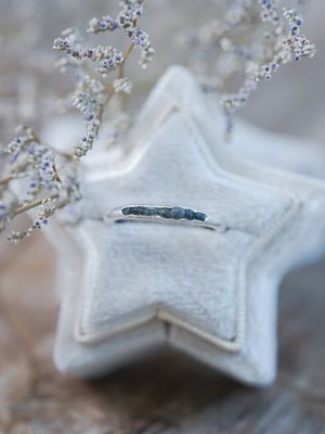 Borneo Sapphire Ring with Hidden Gems