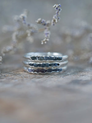 Borneo Sapphire Ring with Hidden Gems - Gardens of the Sun | Ethical Jewelry