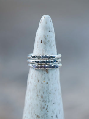 Borneo Sapphire Ring with Hidden Gems - Gardens of the Sun | Ethical Jewelry