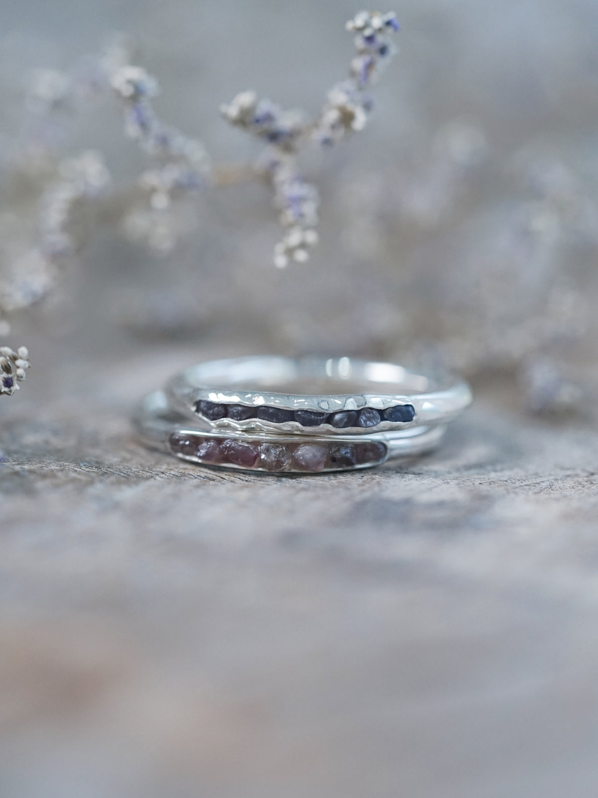 Borneo Sapphire Ring with Hidden Gems - Gardens of the Sun | Ethical Jewelry