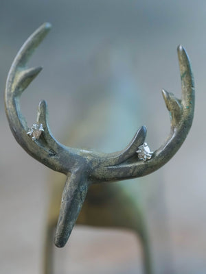 Brown Diamond Stud Earrings