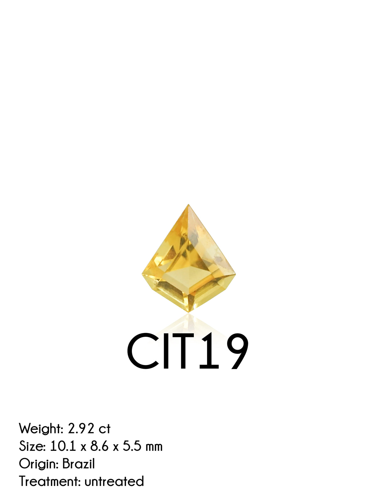 Custom Citrine Ring in Gold