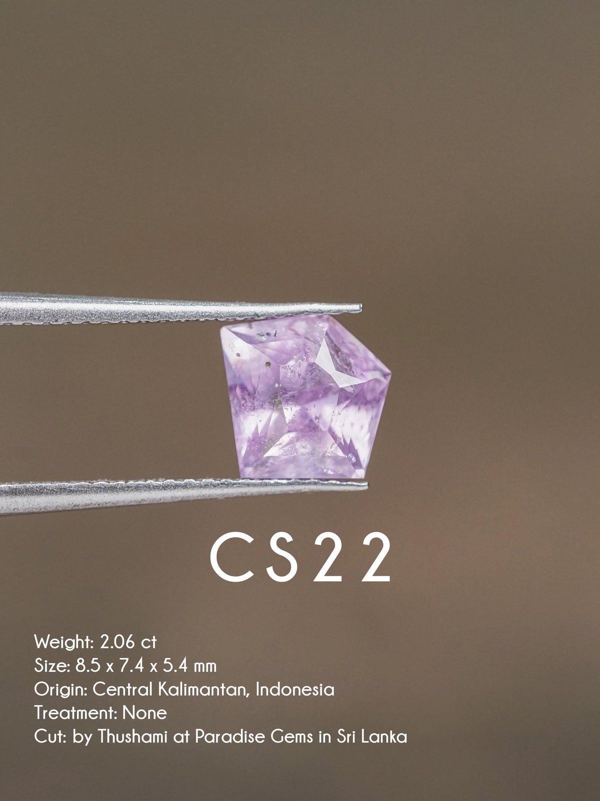 Custom Lavender Sapphire Ring in Gold - Gardens of the Sun | Ethical Jewelry