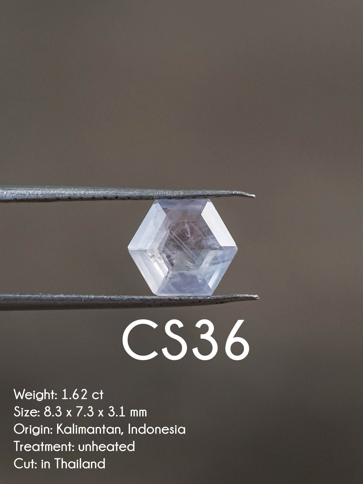 Custom Lavender Sapphire Ring in Gold