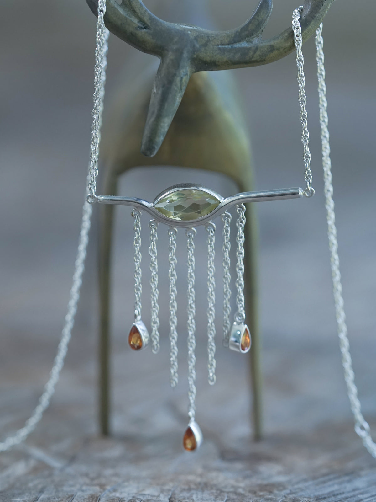 Citrine Tears of Joy Necklace