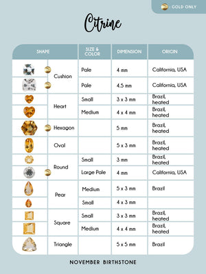 Custom Birthstone Dangling Earrings