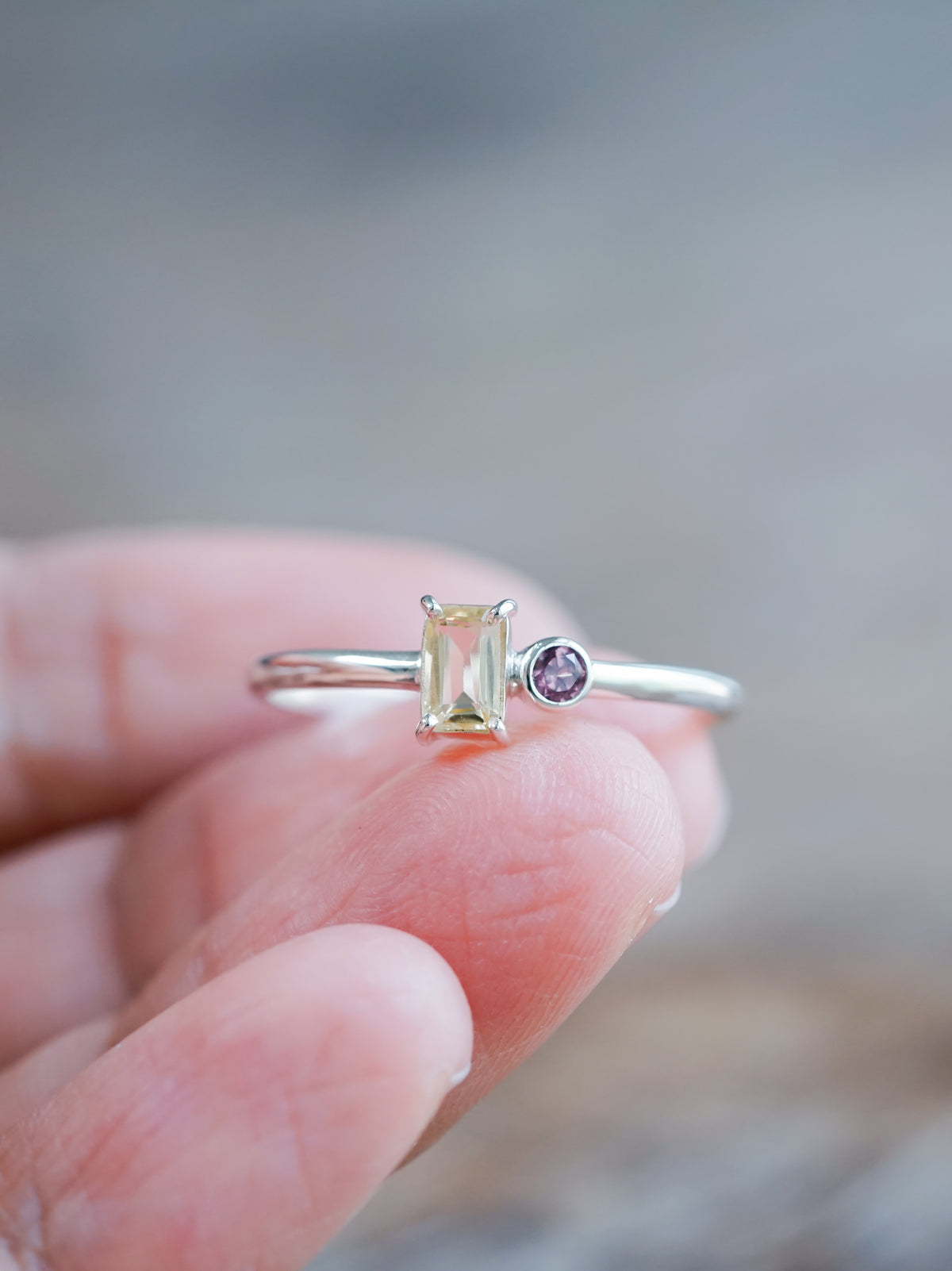 Citrine and Spinel Ring - Gardens of the Sun | Ethical Jewelry