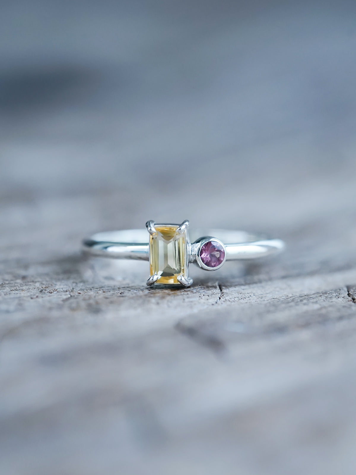 Citrine and Spinel Ring - Gardens of the Sun | Ethical Jewelry