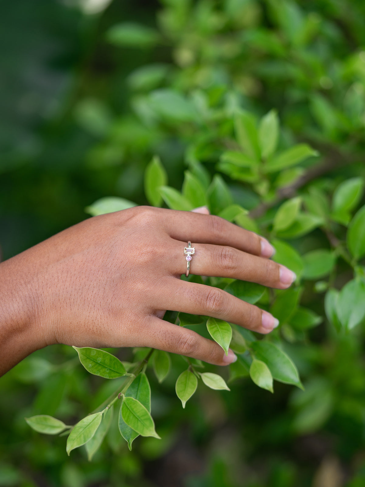 Citrine and Spinel Ring - Gardens of the Sun | Ethical Jewelry