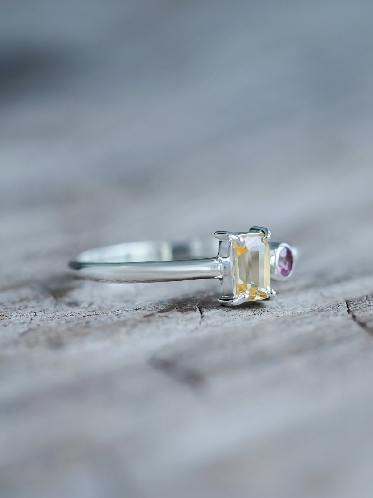 Citrine and Spinel Ring - Gardens of the Sun | Ethical Jewelry