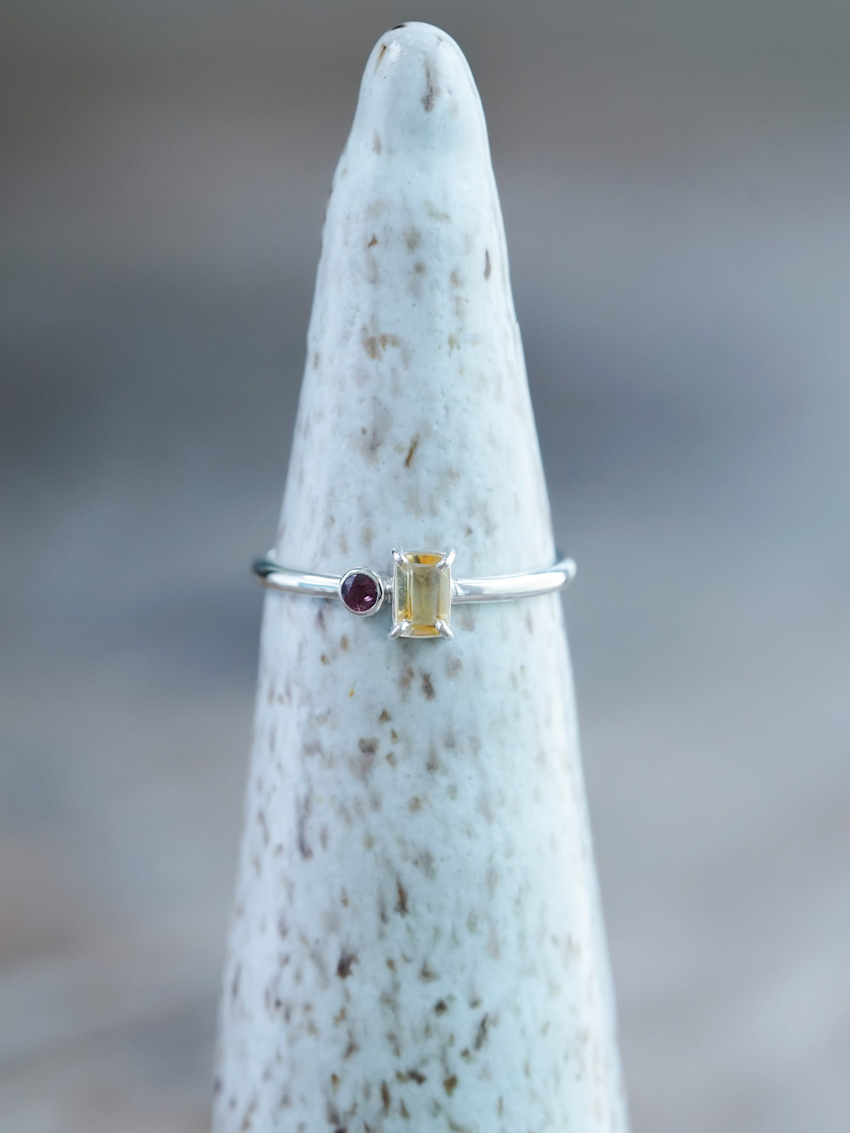 Citrine and Spinel Ring - Gardens of the Sun | Ethical Jewelry