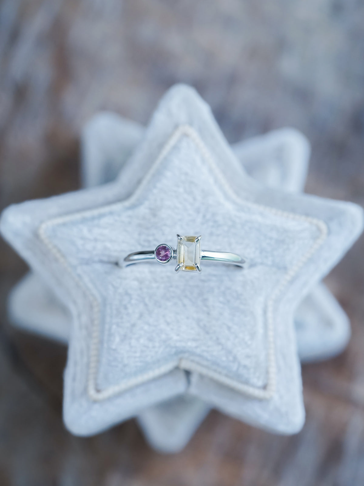 Citrine and Spinel Ring - Gardens of the Sun | Ethical Jewelry