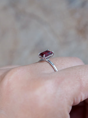 Classic Garnet Ring - size 8.75