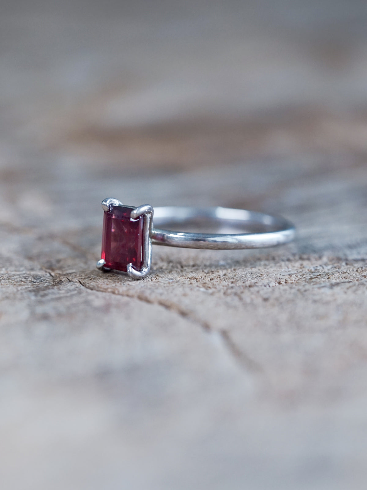 Classic Garnet Ring - size 8.75