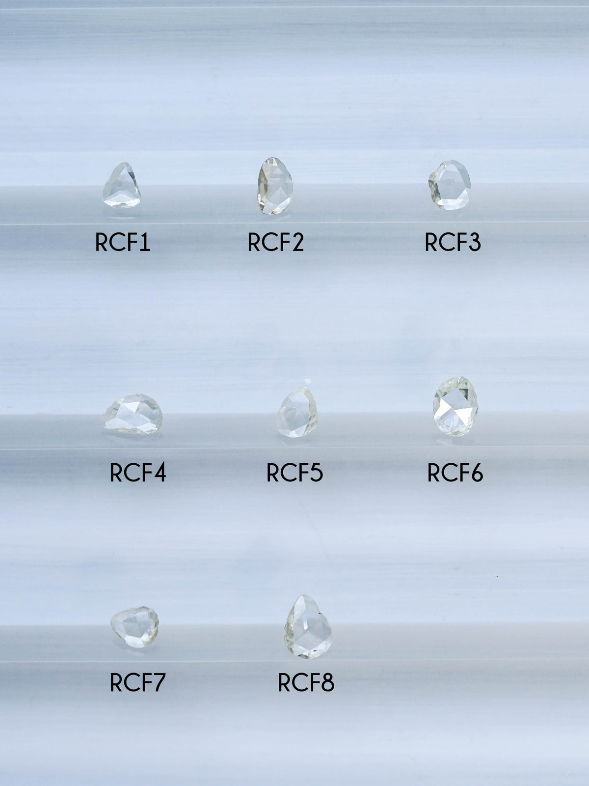 Custom Rose Cut Freeform Diamond Ring