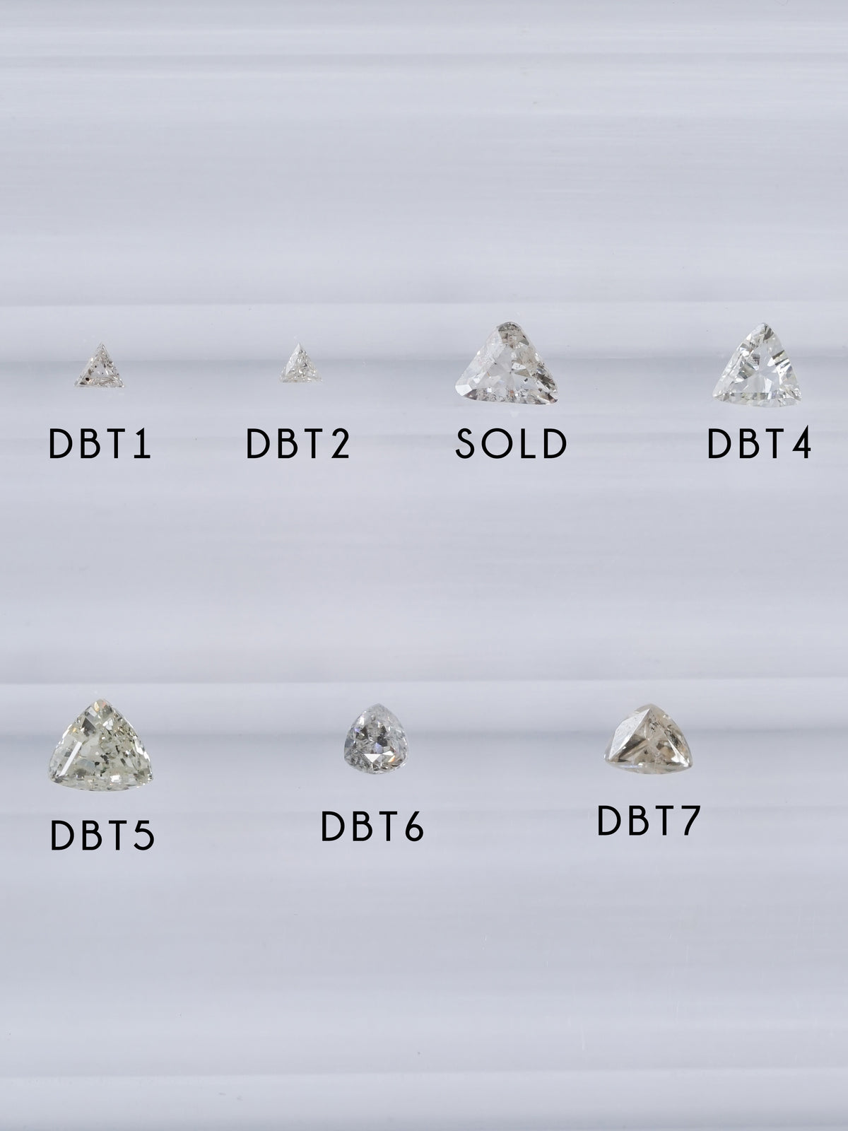 Custom Triangle Diamond Ring in Gold