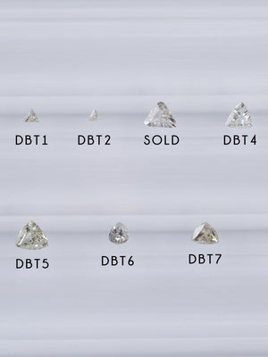 Custom Triangle Diamond Ring in Gold