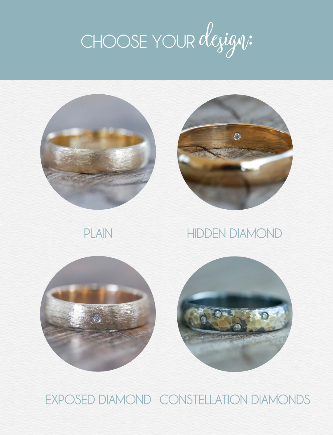 Custom Thin Gold Wedding Band