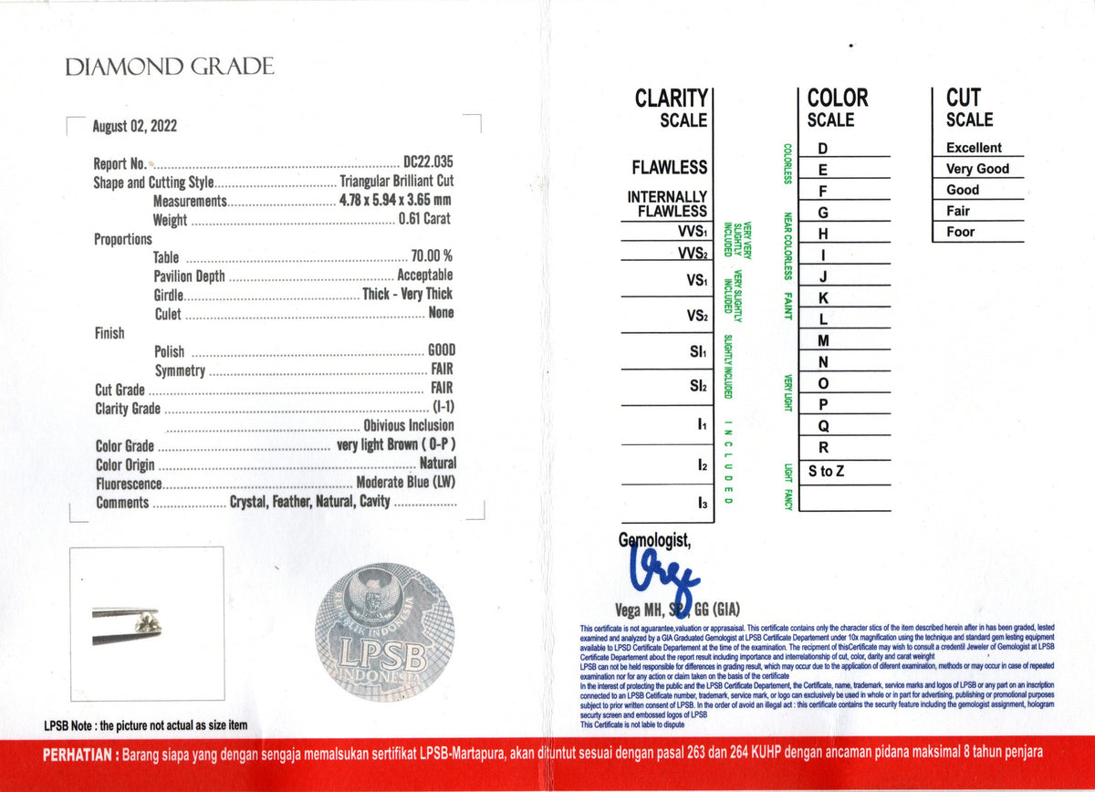 Custom Triangle Diamond Ring in Gold - Gardens of the Sun | Ethical Jewelry