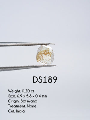 Custom Diamond Slice Ring in Gold