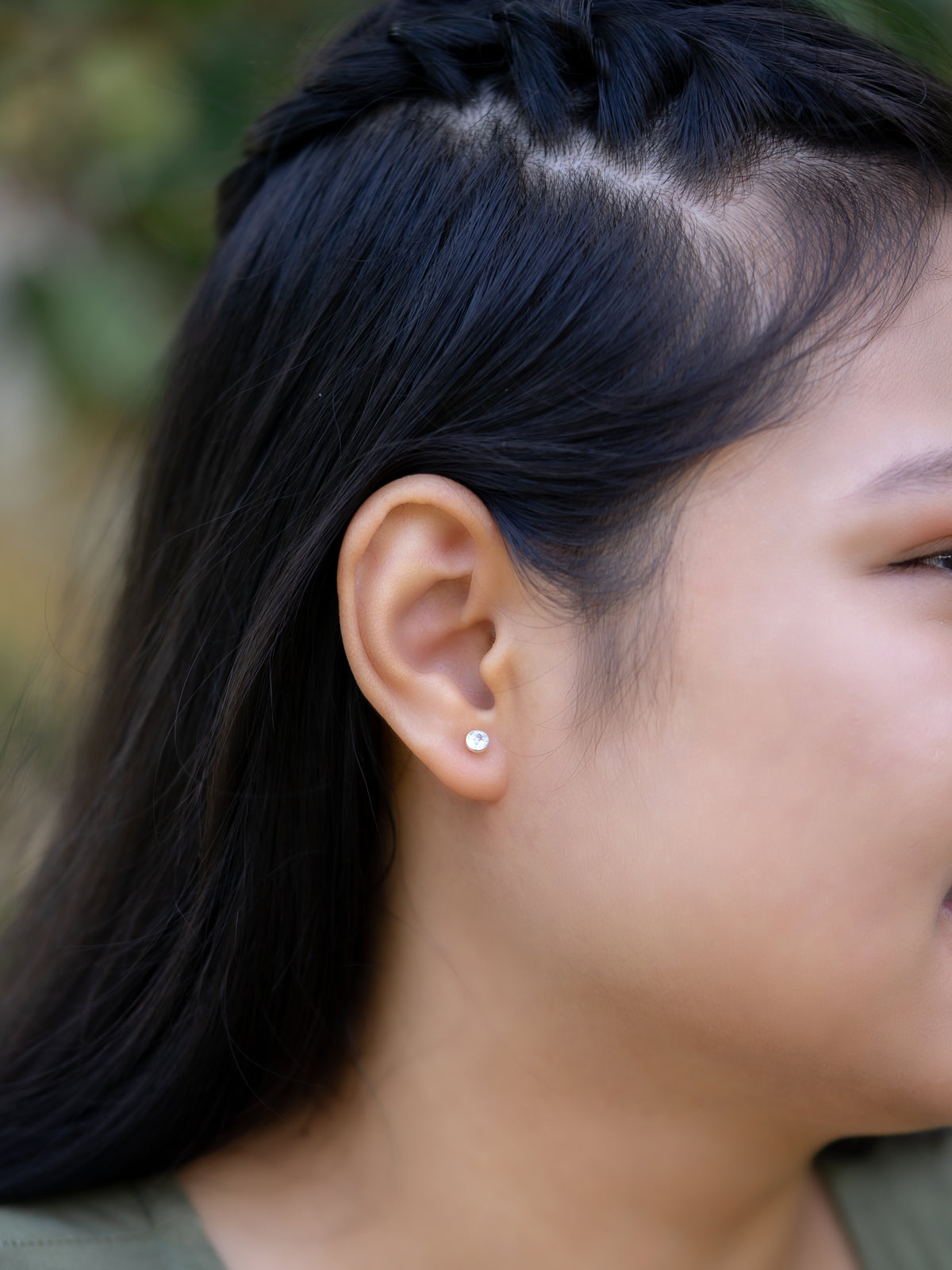 Aquamarine Earrings - Gardens of the Sun | Ethical Jewelry