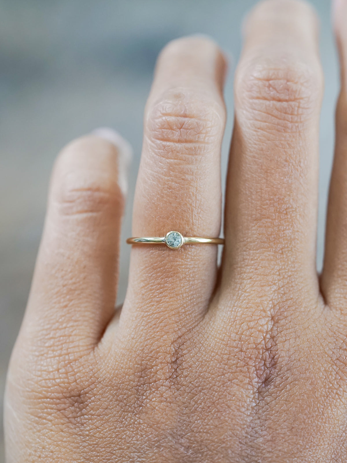 Australian Sapphire Ring in Ethical Gold - Gardens of the Sun | Ethical Jewelry