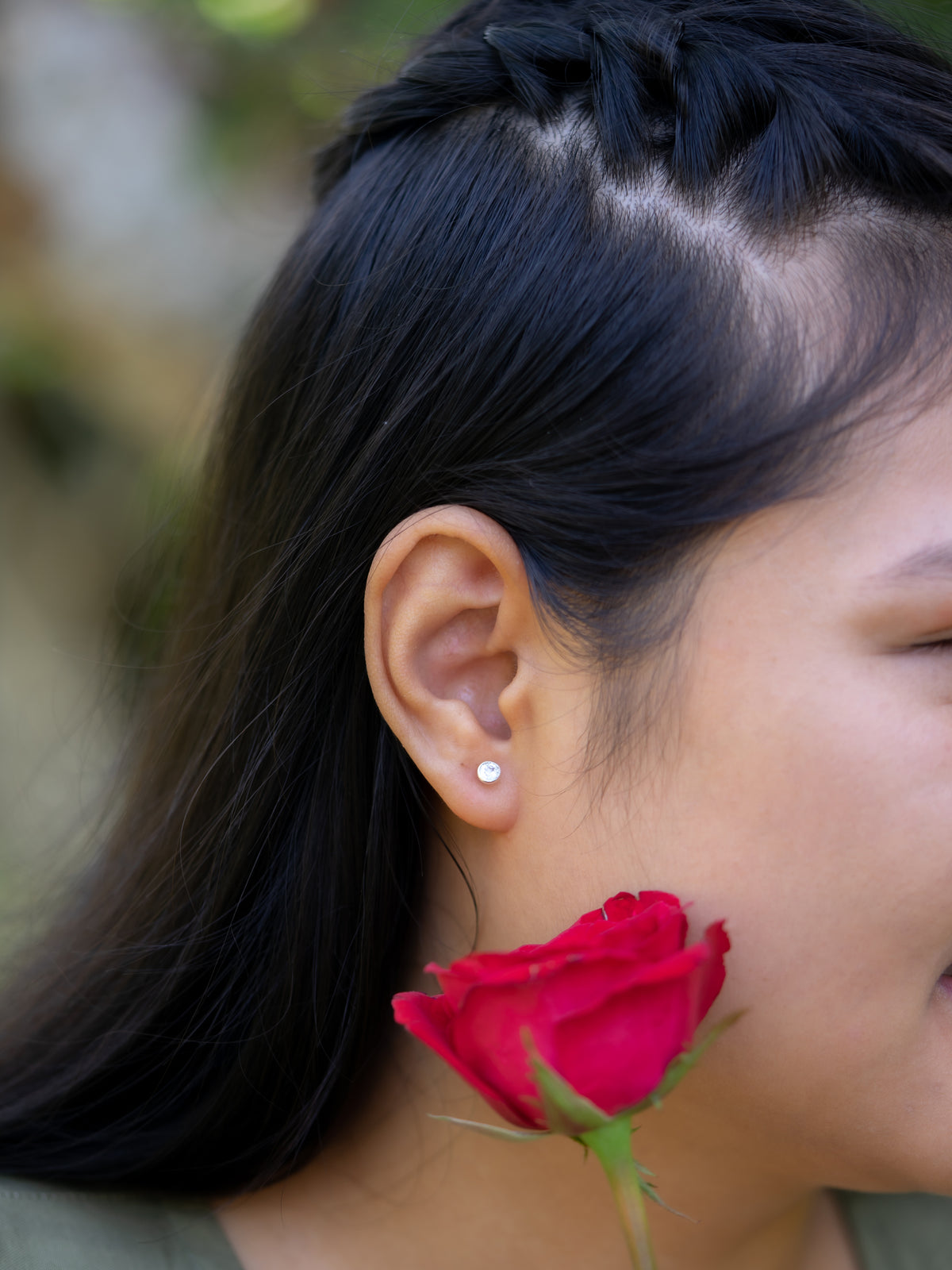 Aquamarine Earrings - Gardens of the Sun | Ethical Jewelry