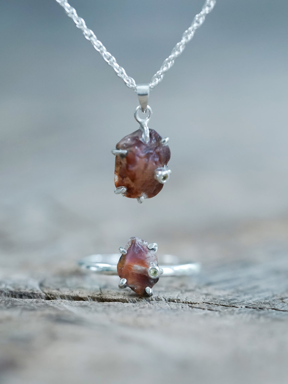 Borneo Sapphire Ring & Sapphire Necklace - Gardens of the Sun | Ethical Jewelry