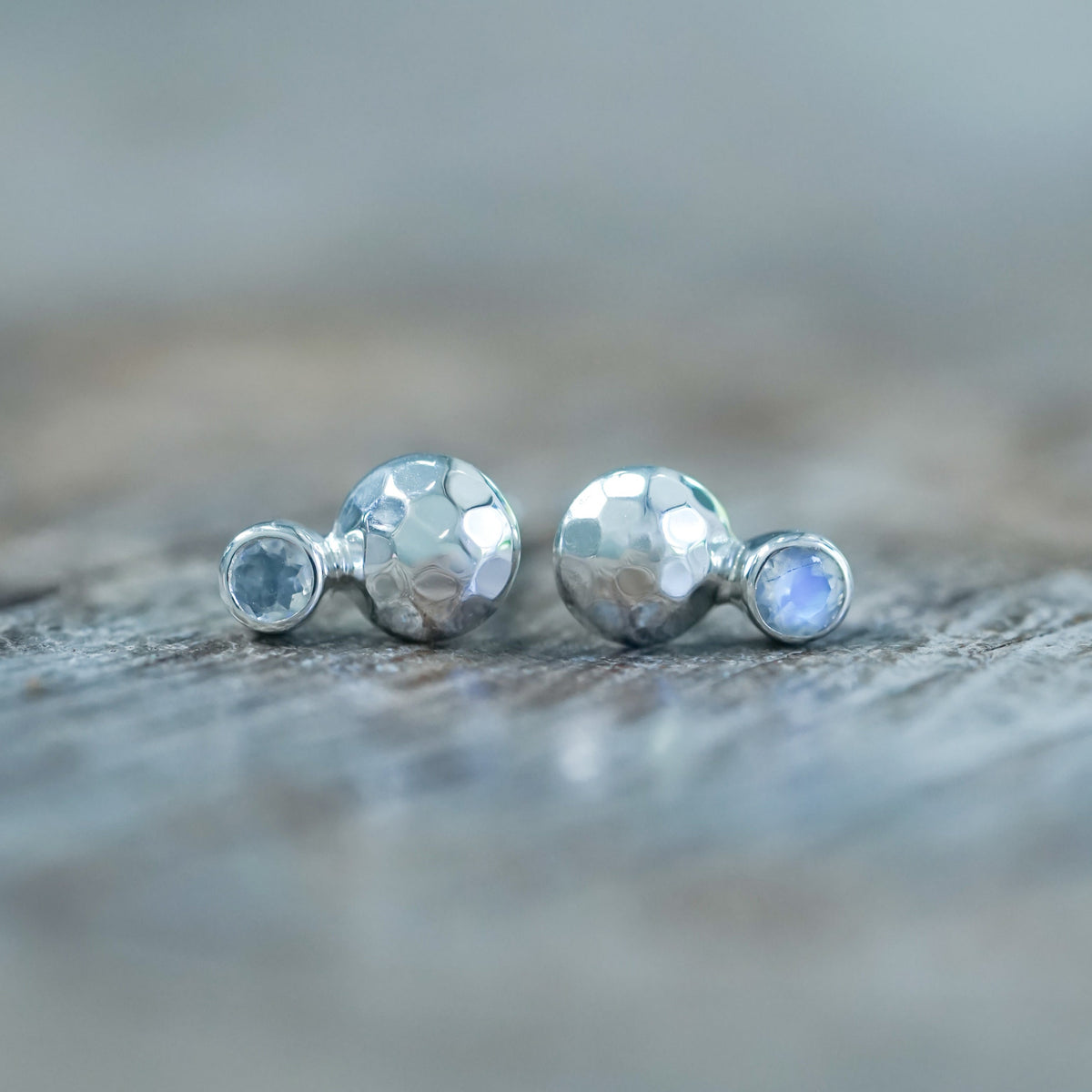 Faceted Rainbow Moonstone Earrings - Gardens of  the Sun | Ethical Jewelry