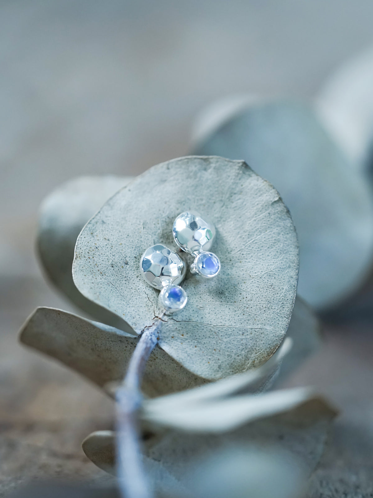 Faceted Rainbow Moonstone Earrings - Gardens of  the Sun | Ethical Jewelry