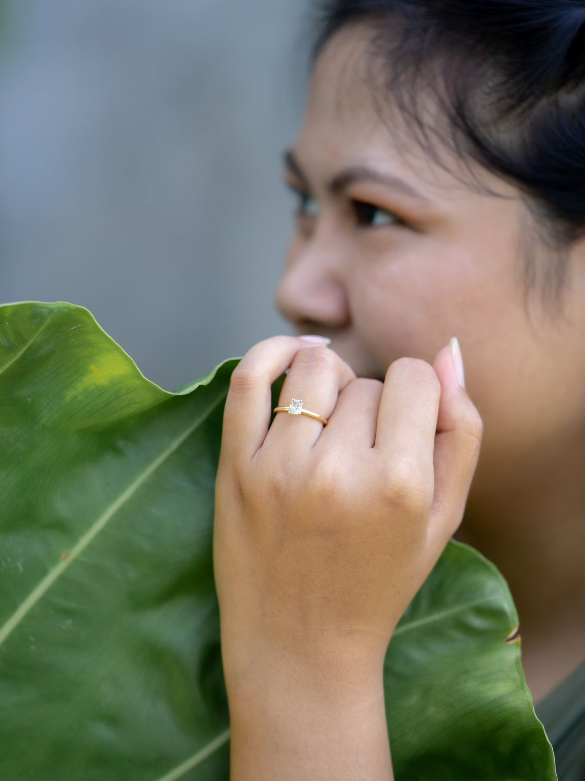 Mint Green Montana Sapphire Ring in Gold - Size 6 - Gardens of the Sun | Ethical Jewelry