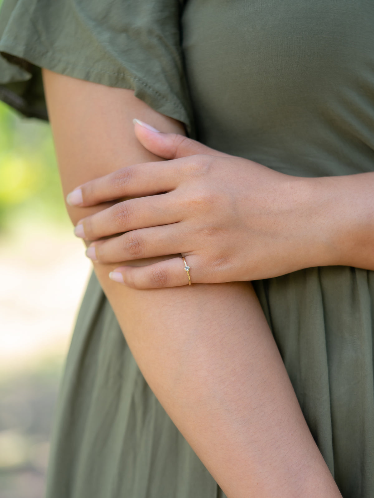 Australian Sapphire Ring in Gold - Size 5 - Gardens of the Sun | Ethical Jewelry