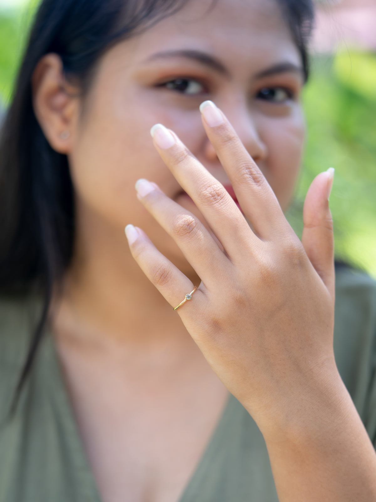 Australian Sapphire Ring in Gold - Size 5 - Gardens of the Sun | Ethical Jewelry