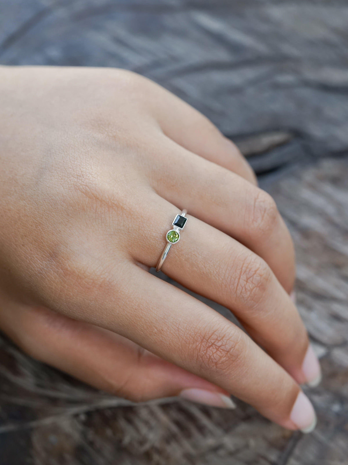Double Tourmaline Ring - Gardens of the Sun | Ethical Jewelry