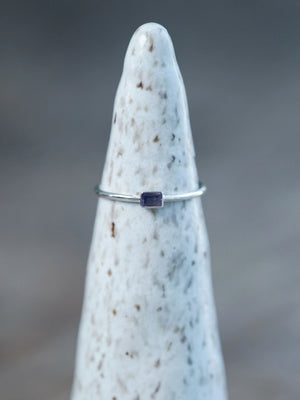 Dainty Purple Sapphire Ring