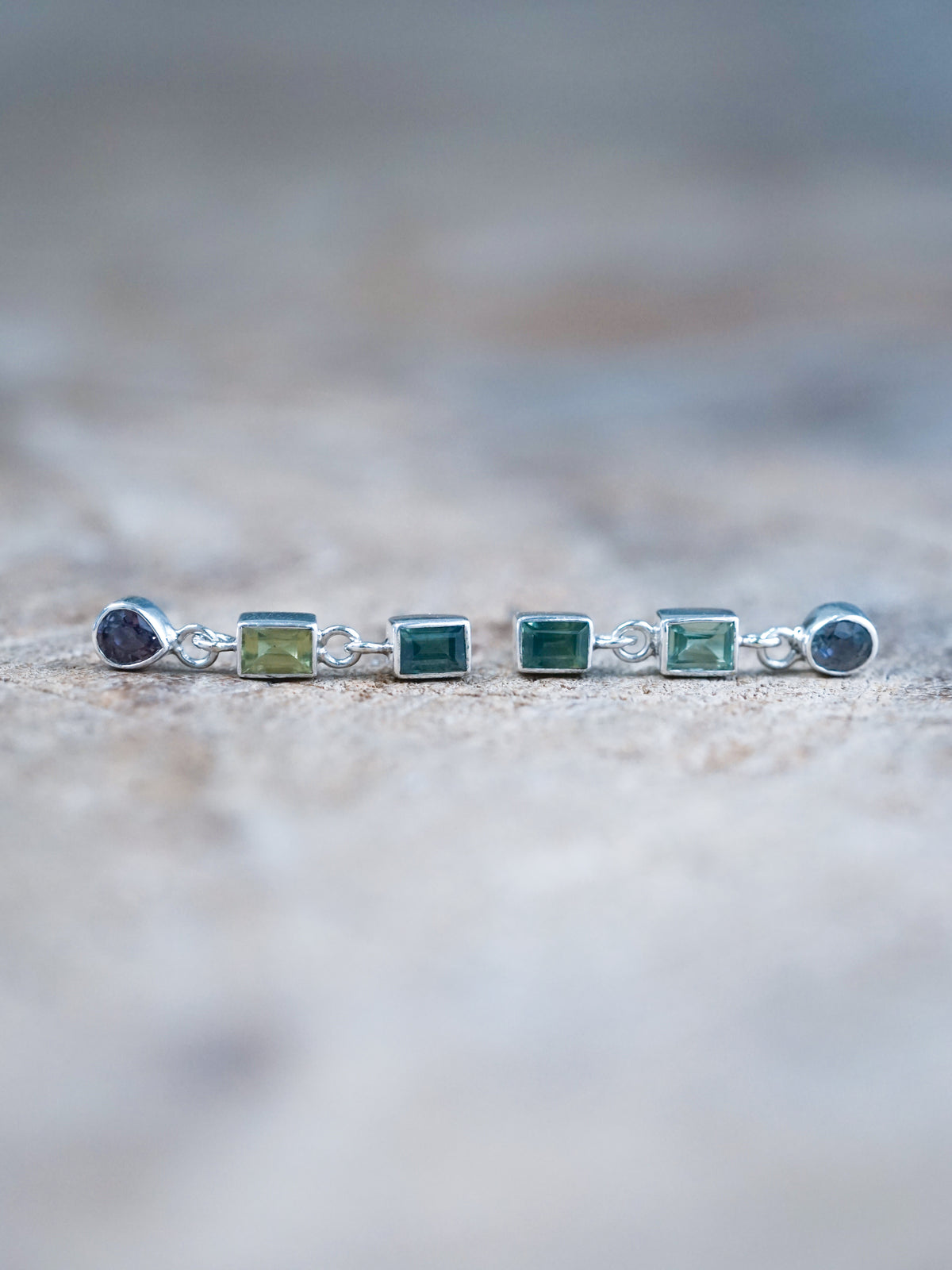 Dangling Sapphire Earrings