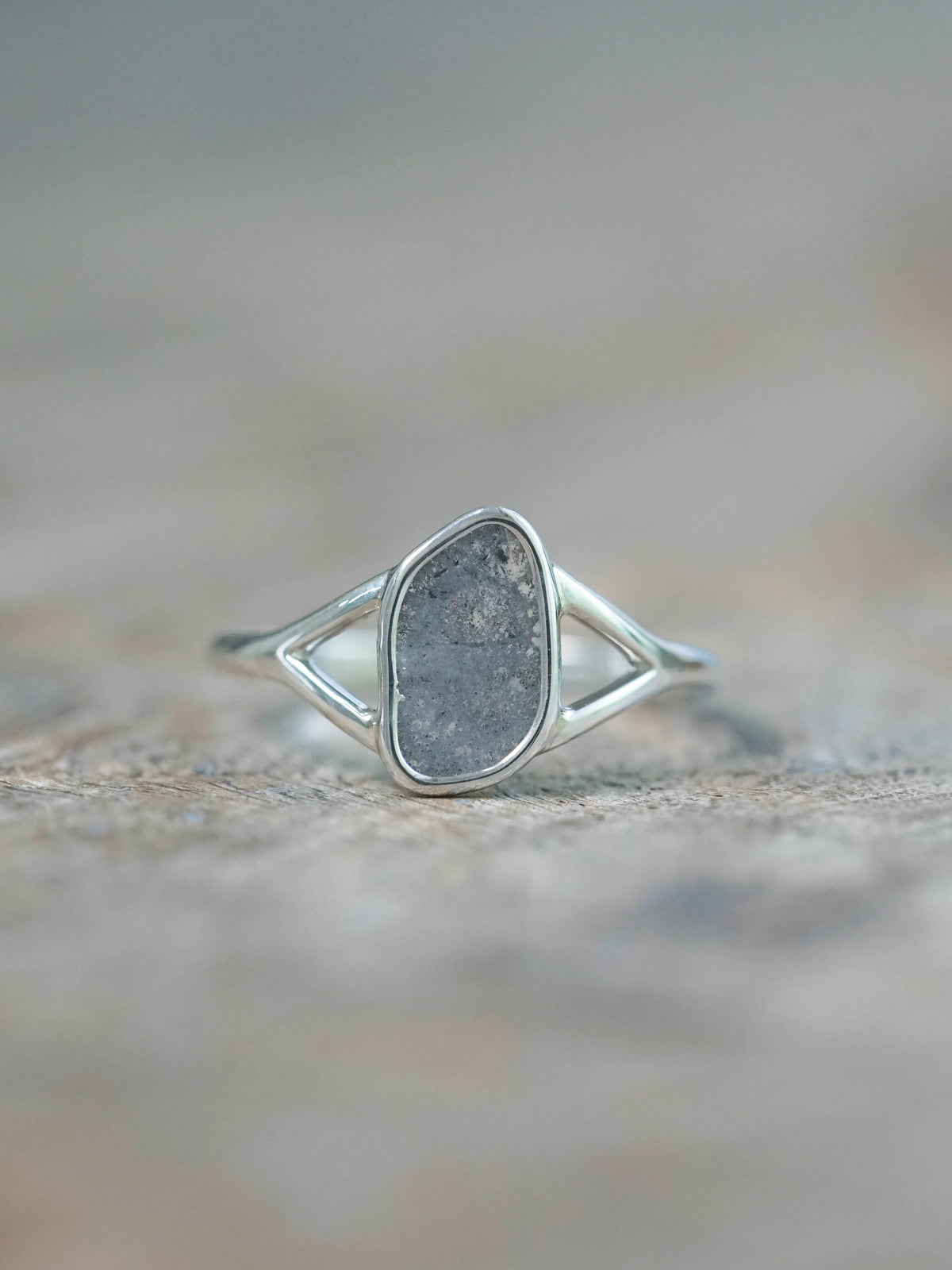 Split Shank Diamond Slice Ring