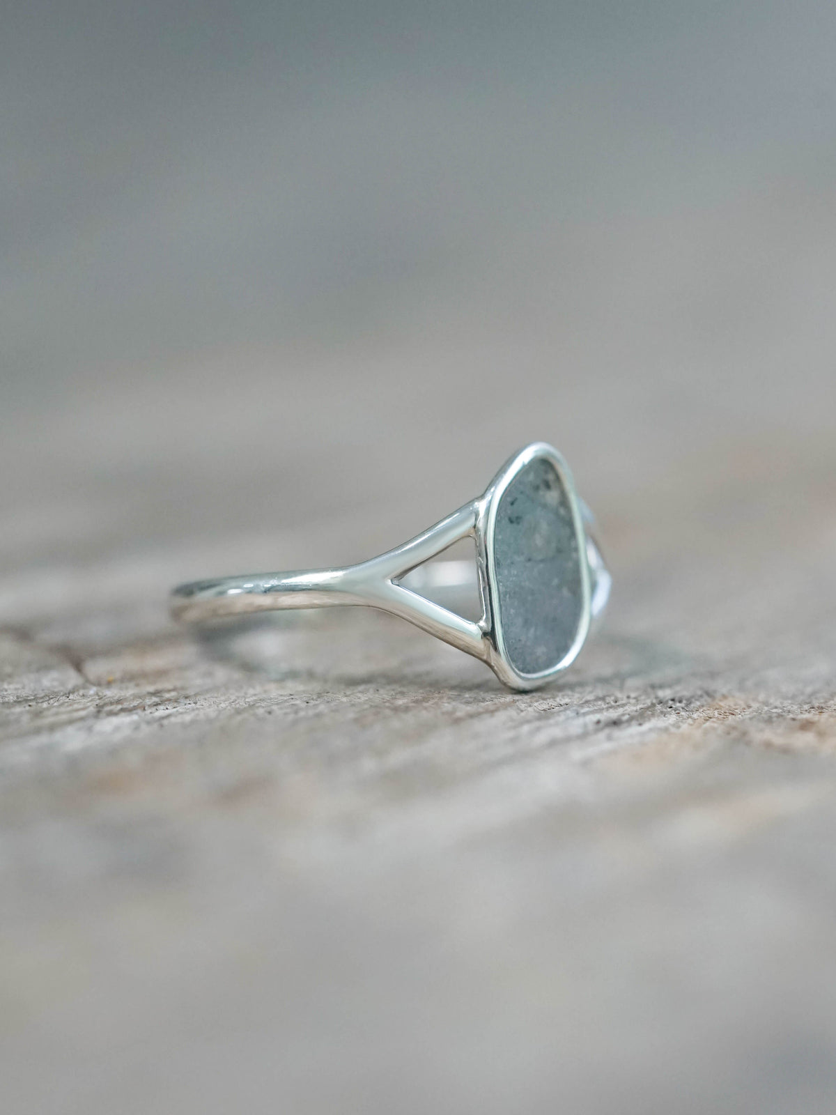 Split Shank Diamond Slice Ring