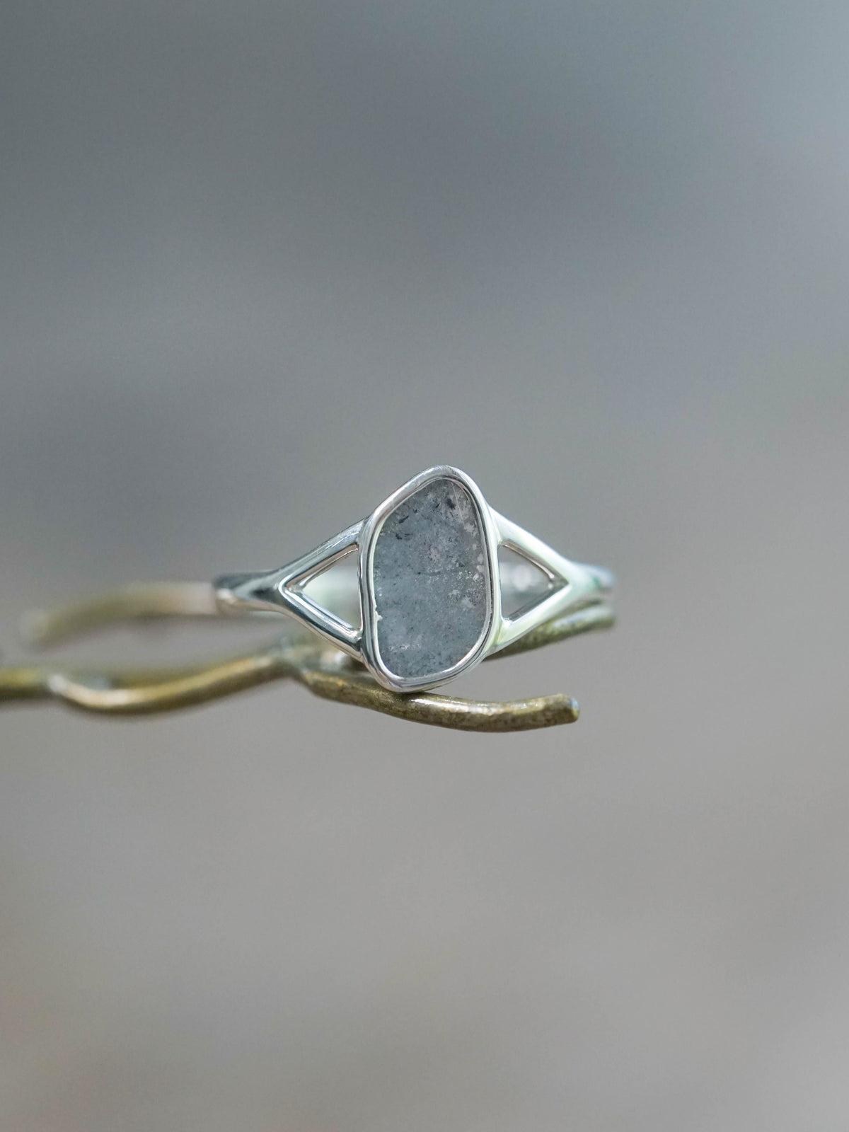 Split Shank Diamond Slice Ring