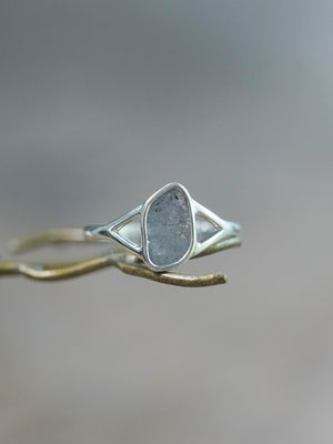 Split Shank Diamond Slice Ring
