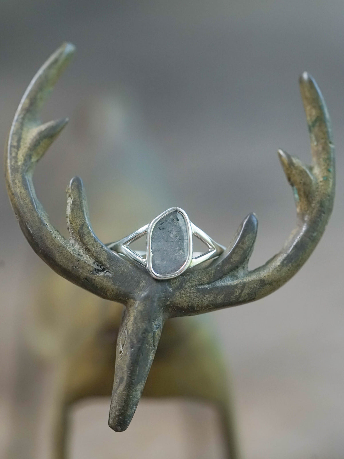 Split Shank Diamond Slice Ring