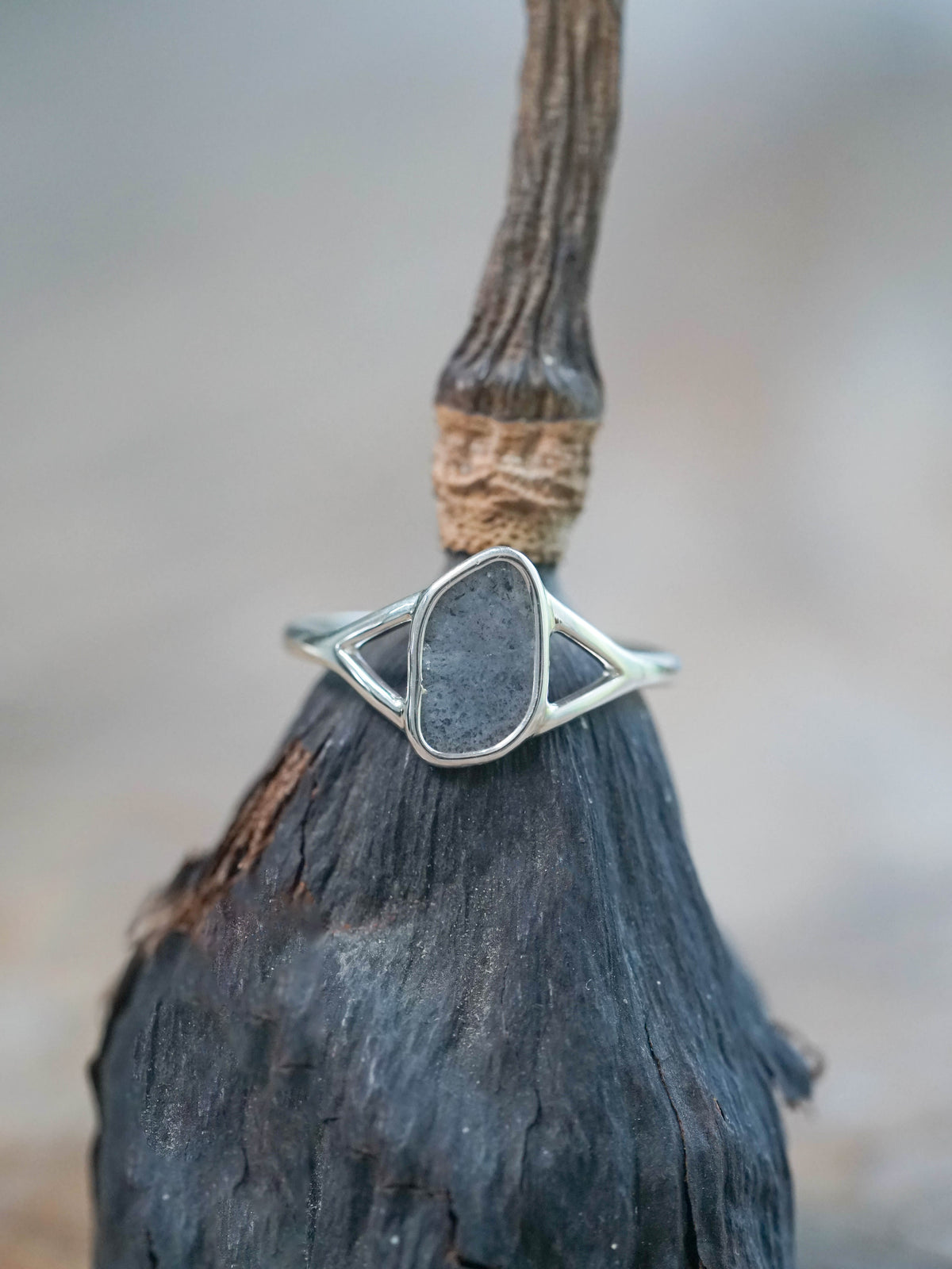 Split Shank Diamond Slice Ring