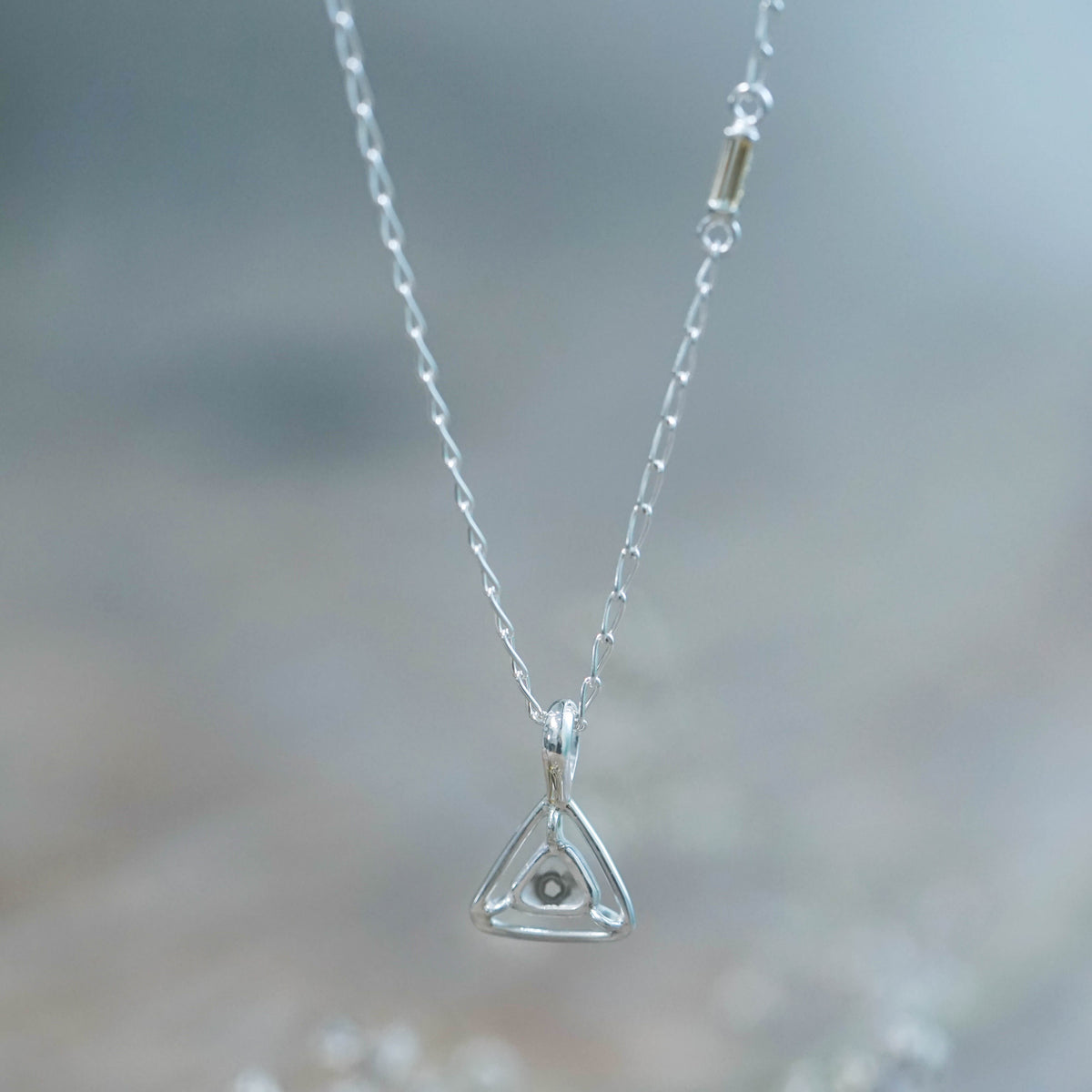 Diamond Slice and Citrine Necklace