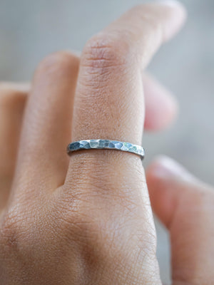 Turtle Wedding Ring in Silver - Gardens of the Sun | Ethical Jewelry