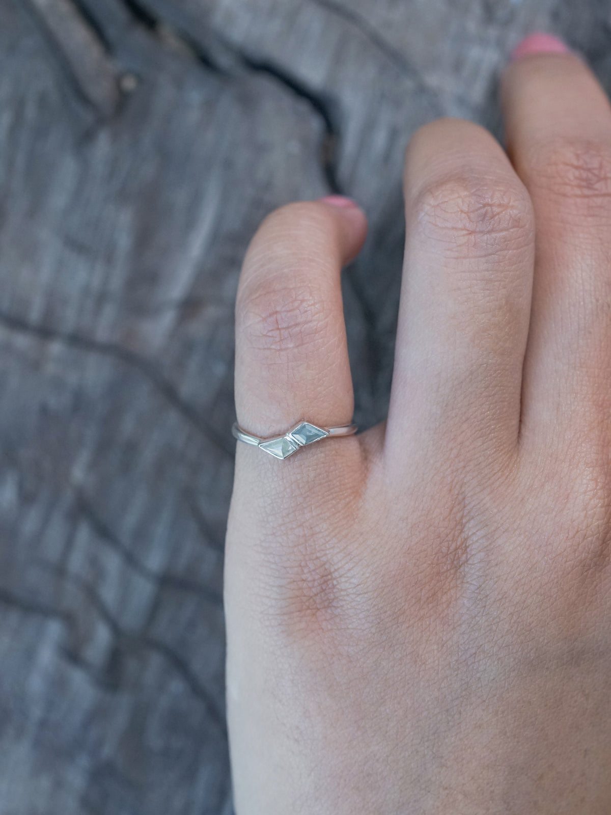 Double Kite Diamond Ring - Gardens of the Sun | Ethical Jewelry